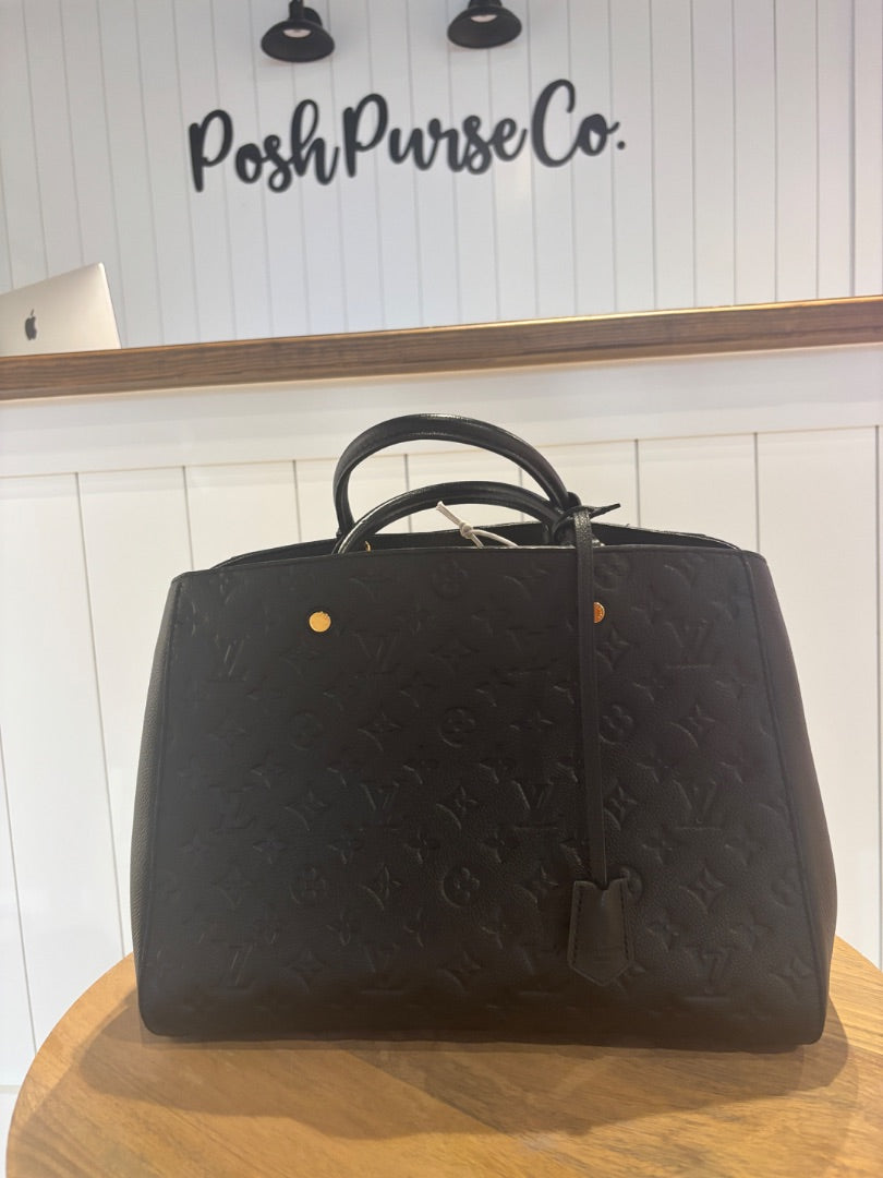 Black Louis Vuitton Louis Vuitton Montaigne