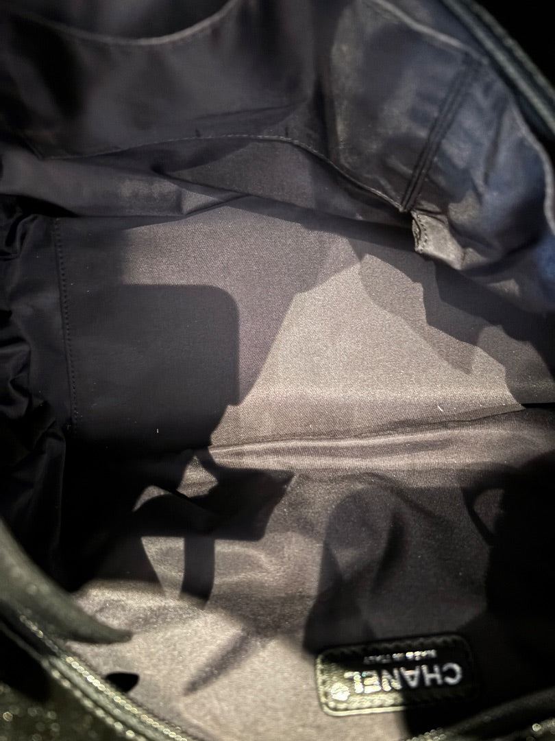 Chanel Black Tote Paris Blarritz