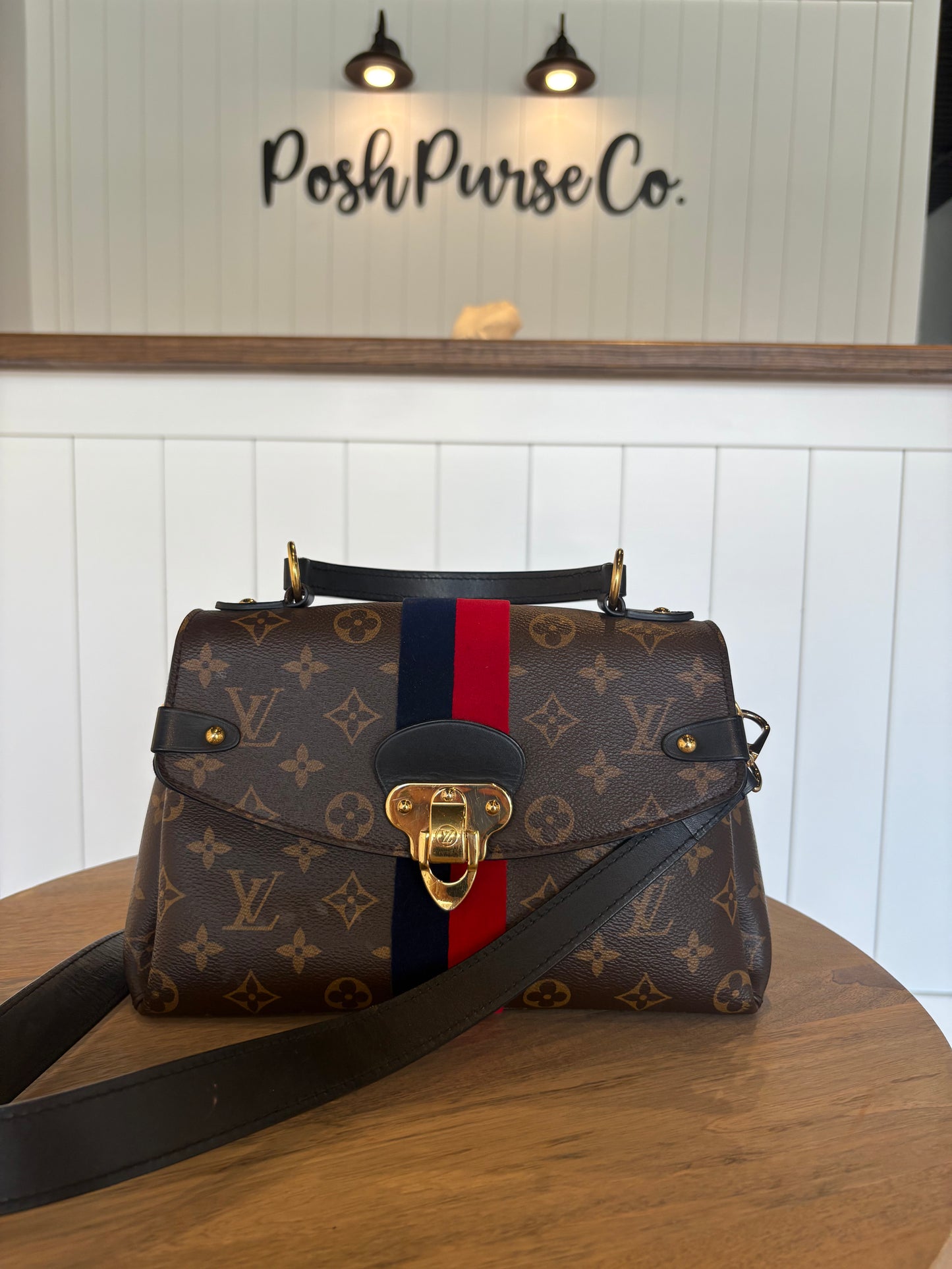 Monogram Louis Vuitton Georges BB Top Handle