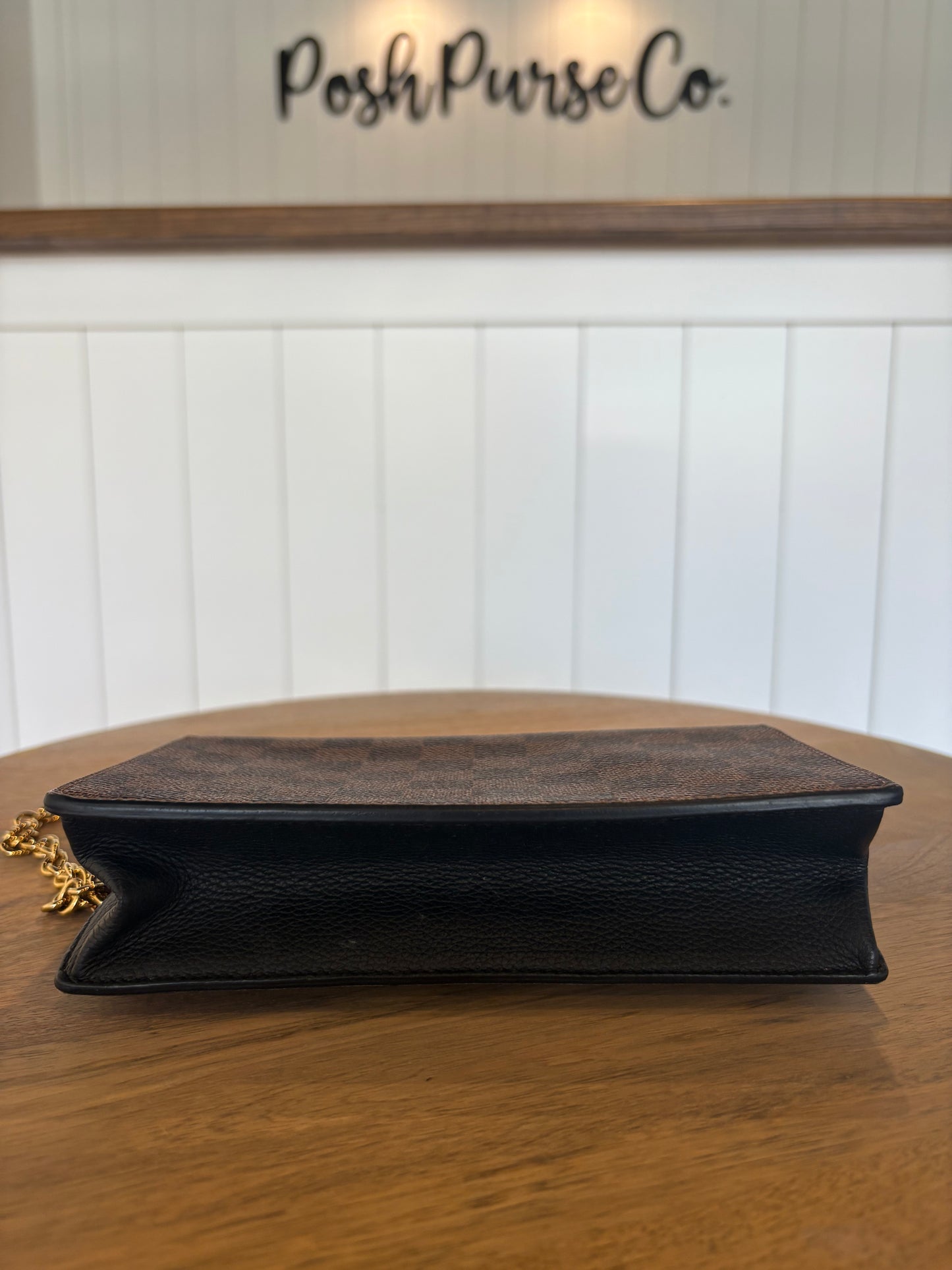 Louis Vuitton Ebene Vavin Wallet on Chain