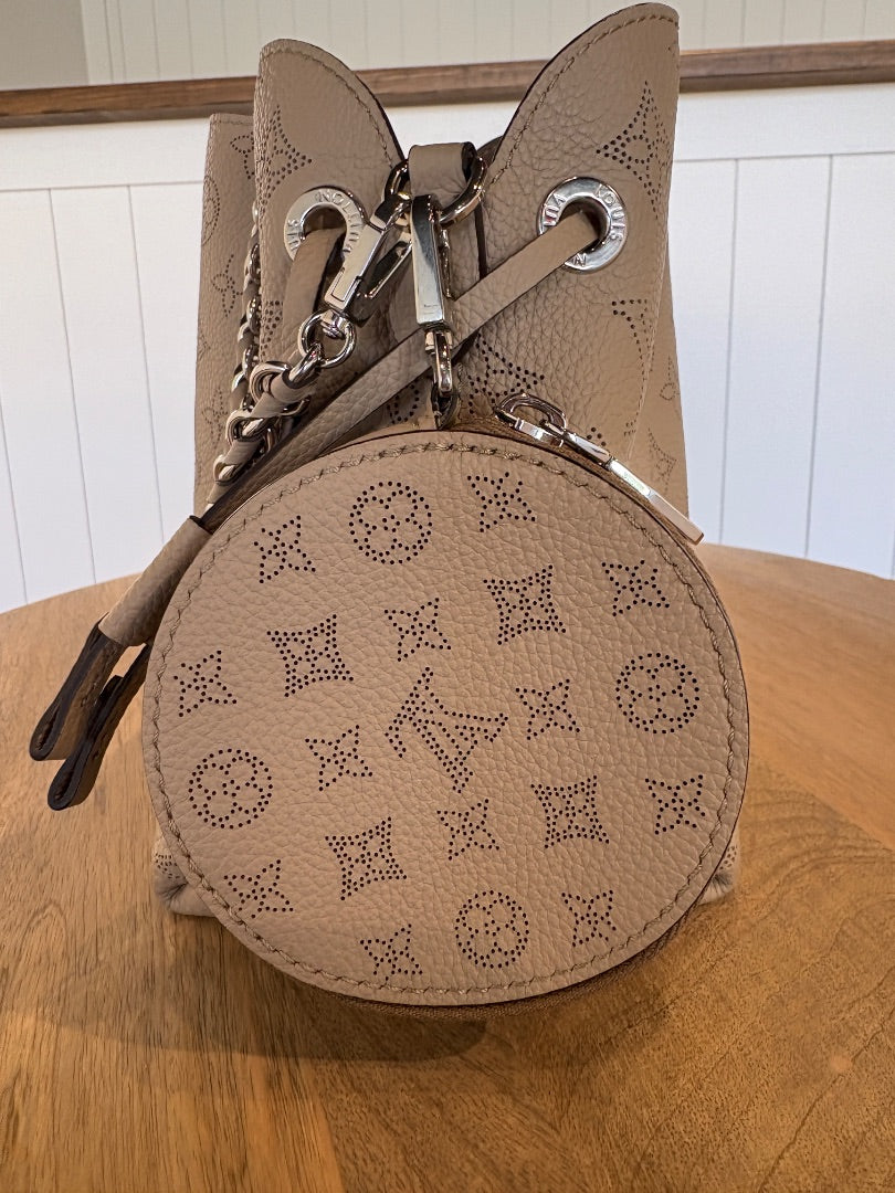 Louis Vuitton Mahina Galet Chain Bucket Bag