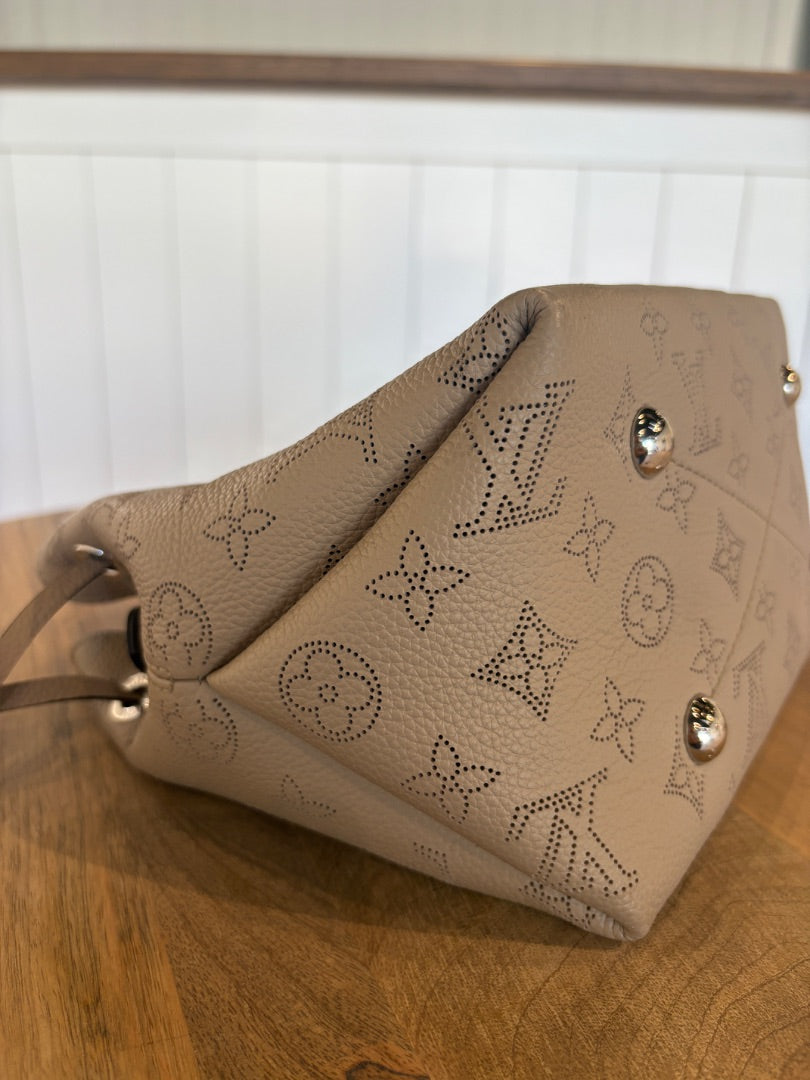 Louis Vuitton Mahina Galet Chain Bucket Bag