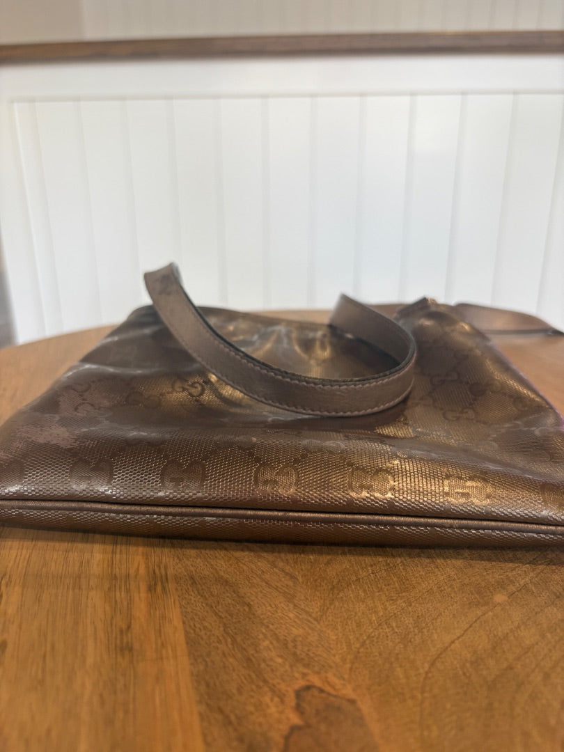 Silver Gucci Gucci Imprime Messenger Bag