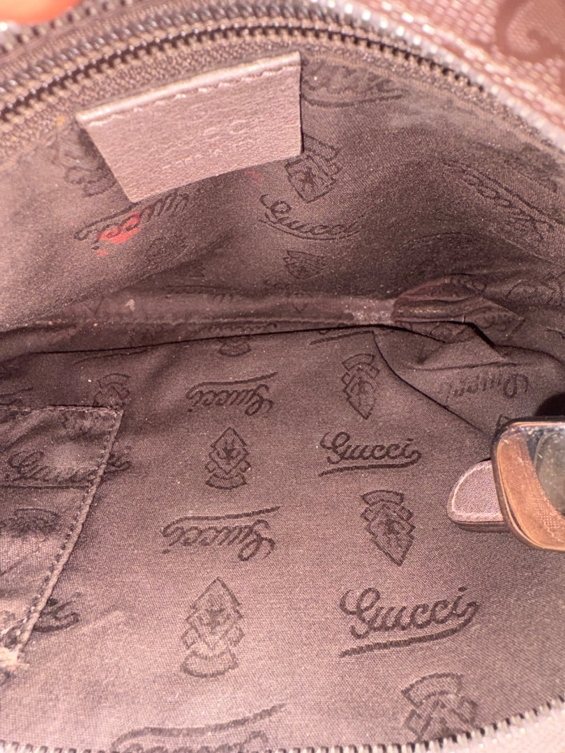 Silver Gucci Gucci Imprime Messenger Bag