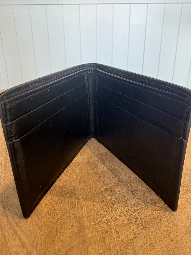 Black Monogram Gucci GG Supreme Monogram Kingsnake Bi Fold Wallet