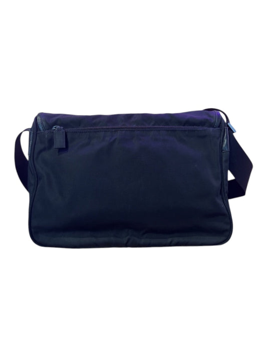 Black Prada Vela Messenger Bag