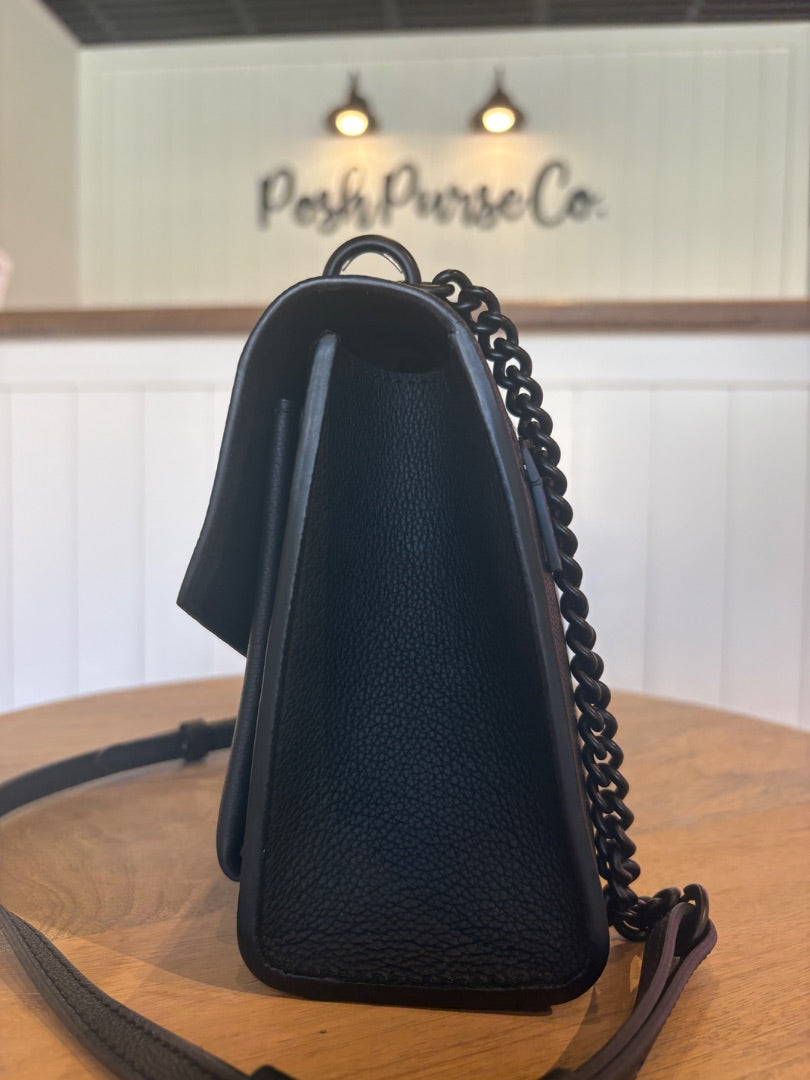 Black Louis Vuitton BB Black My Lock Me, BB