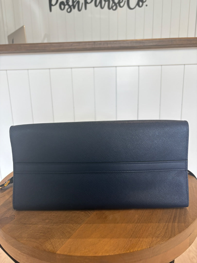 Blue Prada Prada Saffiano Esplanade Tote
