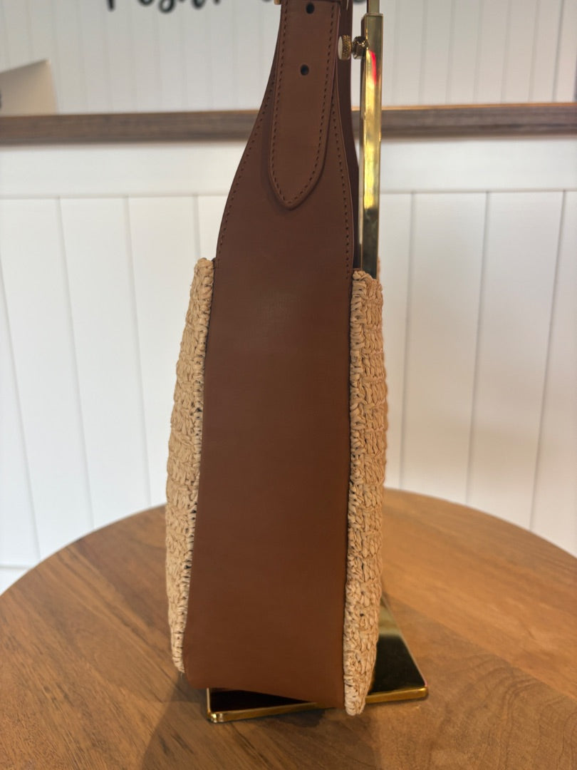 Raffia Saint Laurent BRAND NEW Raffia Tote with Pouch