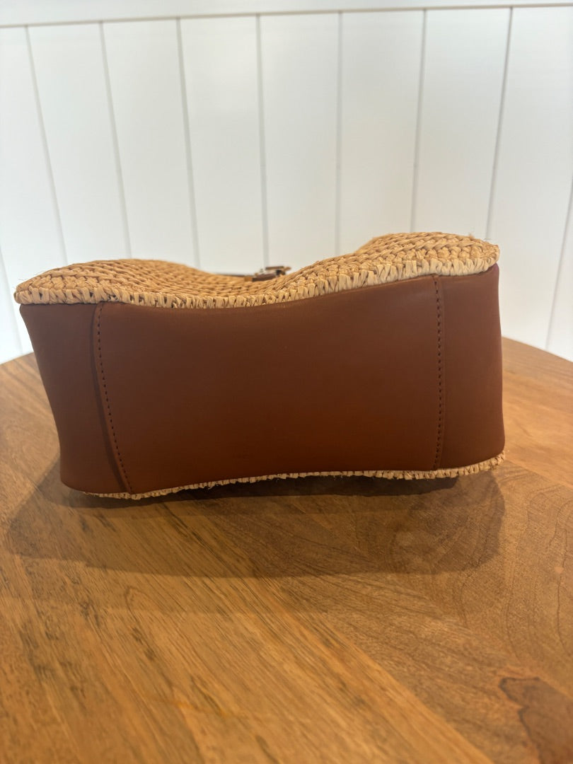 Raffia Saint Laurent BRAND NEW Raffia Tote with Pouch