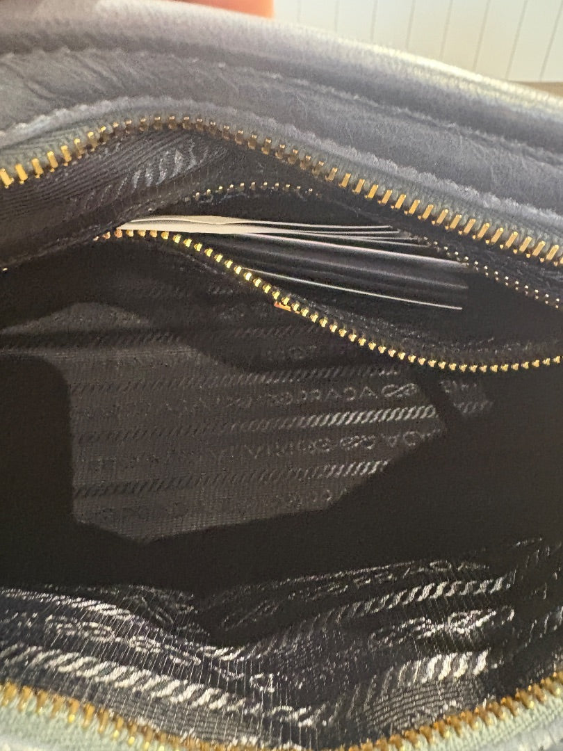 Blue Prada BRAND NEW Prada Bonnie Shoulder Bag