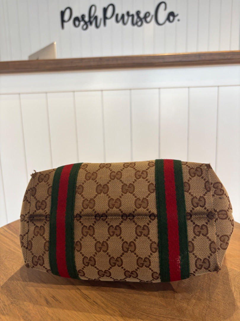 Monogram Gucci Small Jolicoeur Monogram Tote, Small