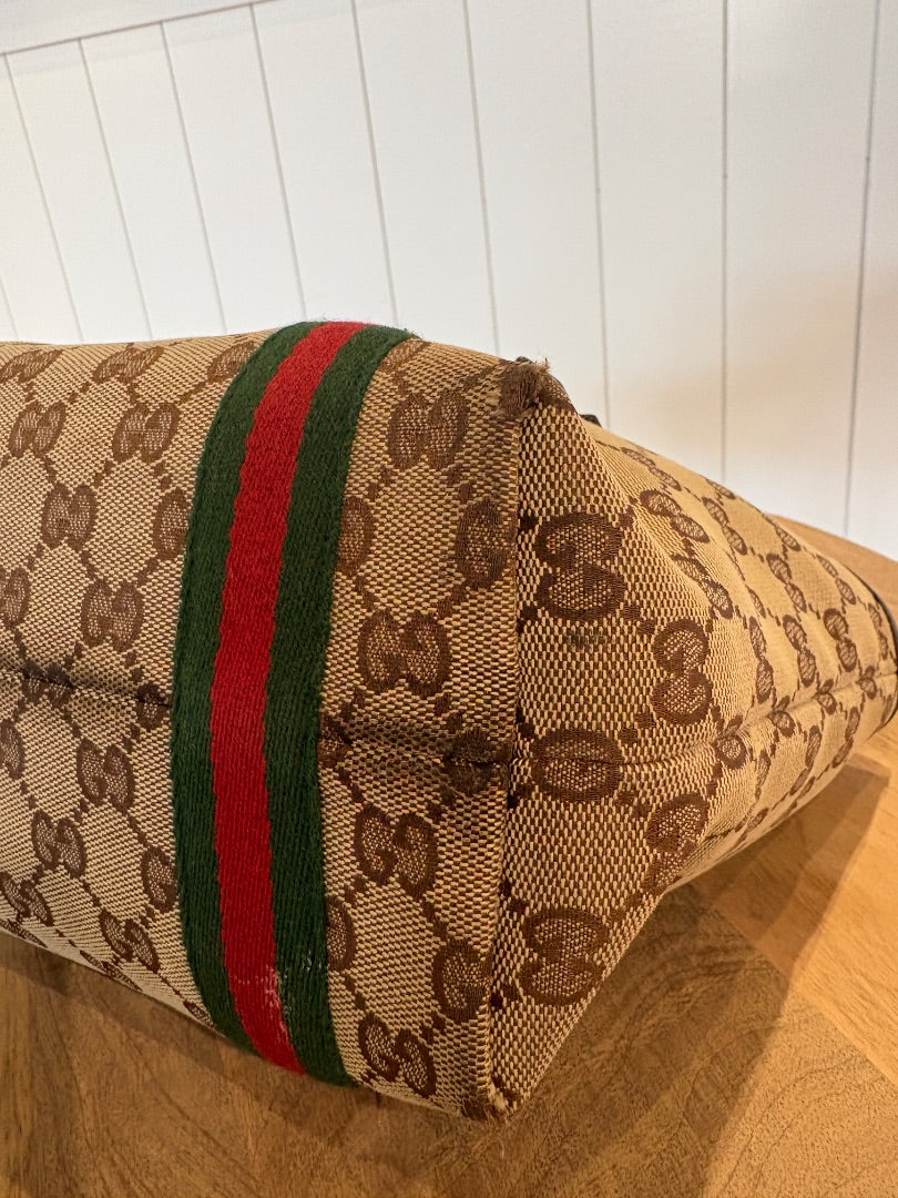 Monogram Gucci Small Jolicoeur Monogram Tote, Small