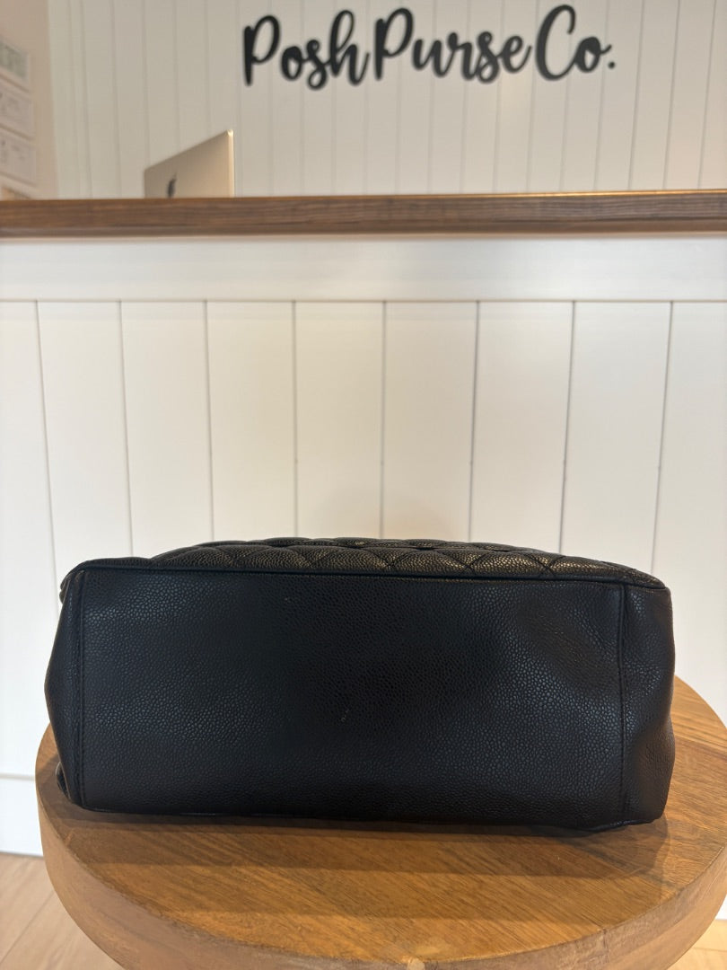 Black Chanel PRISTINE Grand Shopping Tote