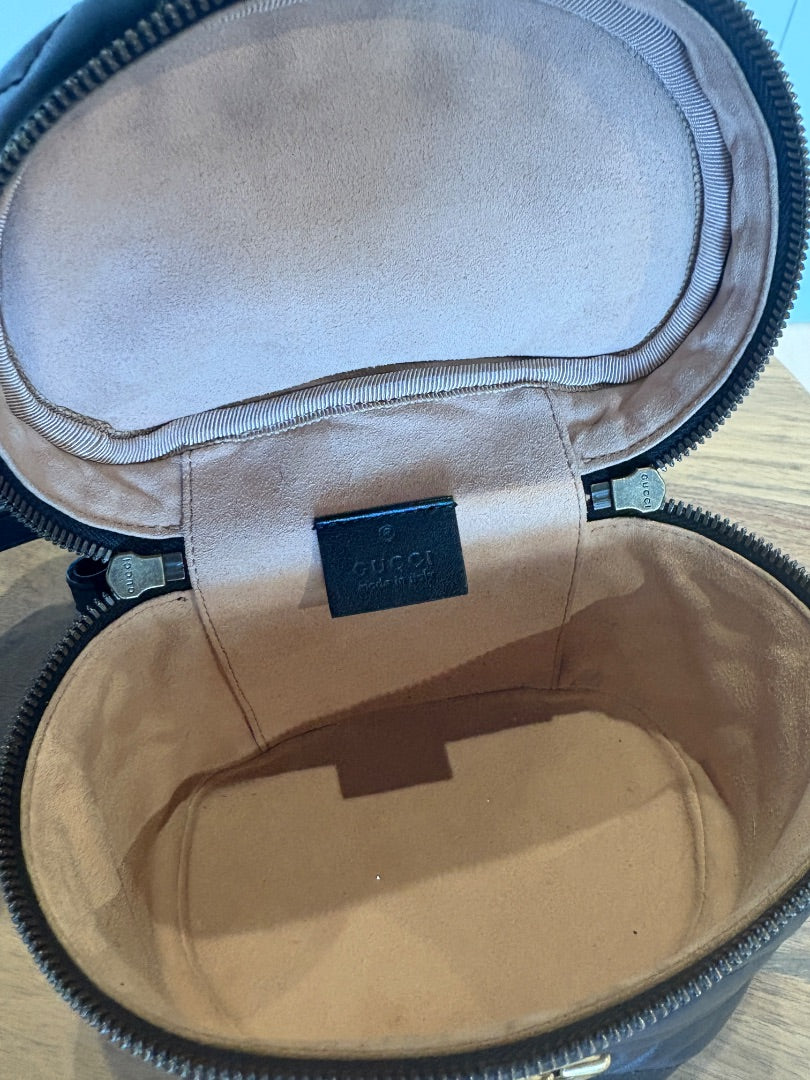 Black Gucci Gucc GG Marmont Mini Backpack