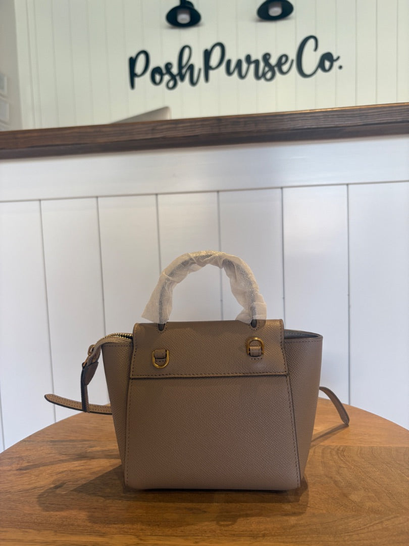 Beige Celine BRAND NEW Celine Calfskin Nano Belt Bag