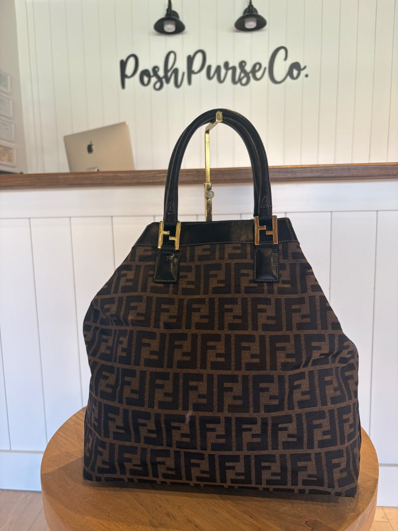 Monogram Fendi Zucca Tall Tote