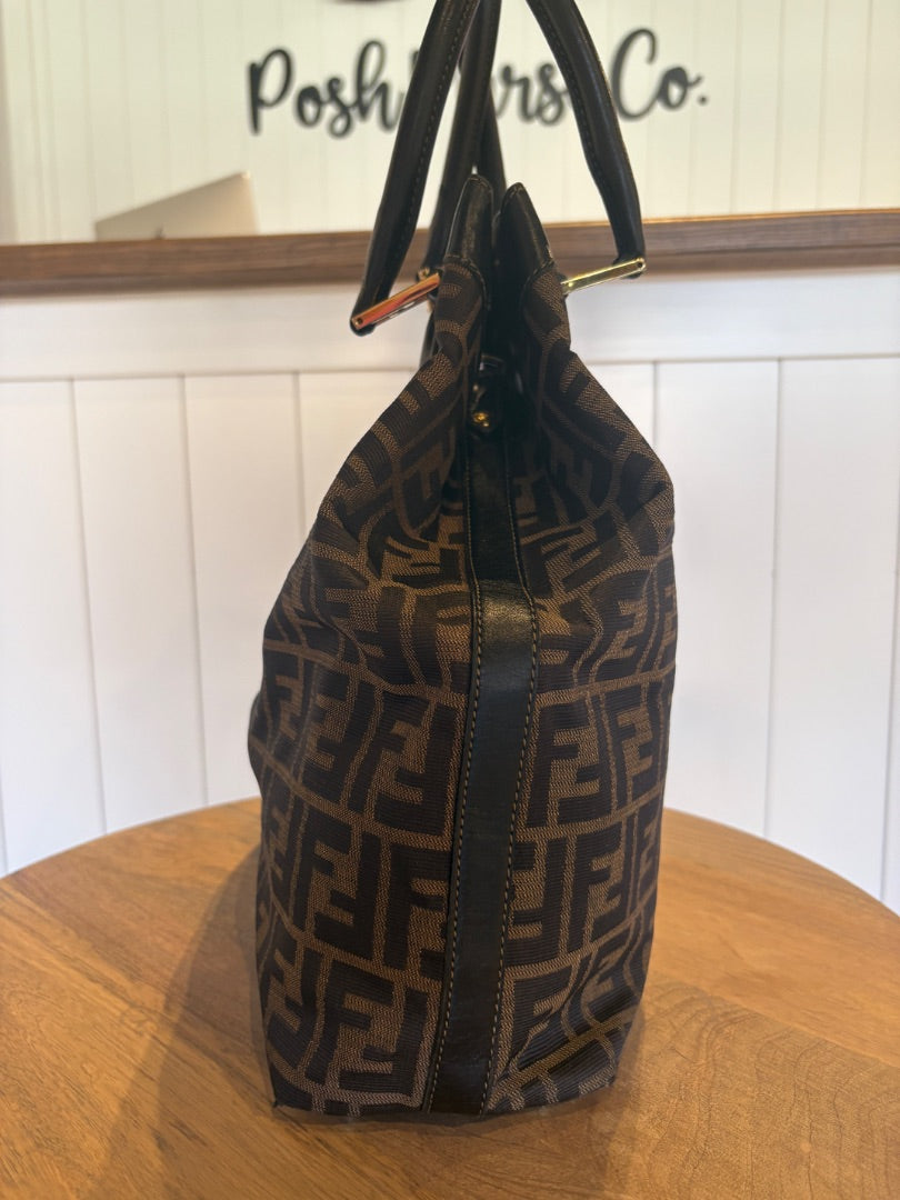 Monogram Fendi Zucca Tall Tote