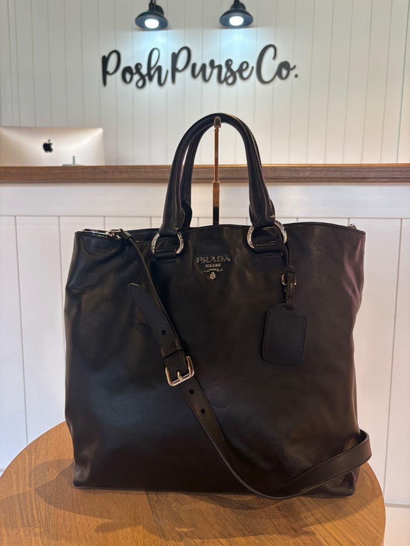 Prada Black Shopper