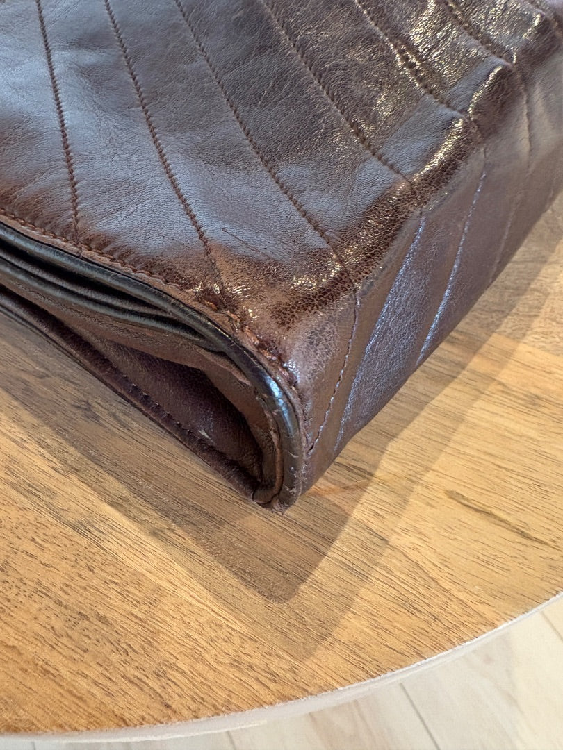 Brown Chanel Vintage Chanel Shoulder Bag