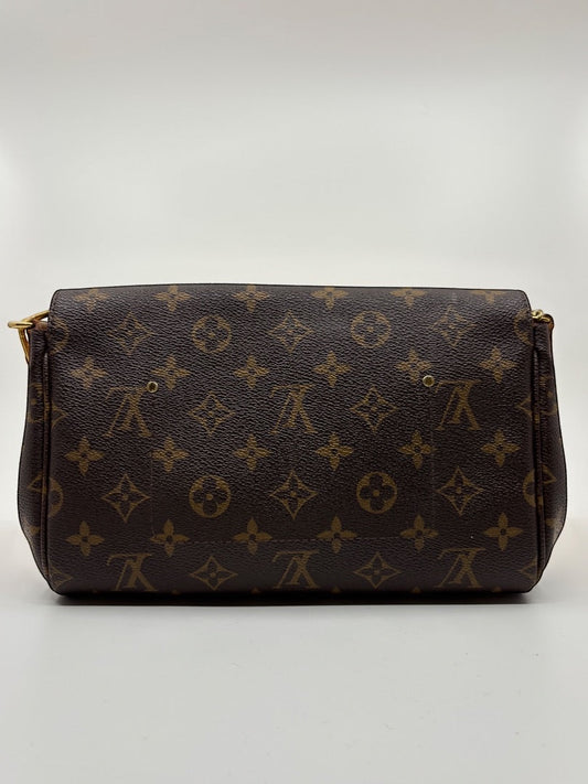 Posh Purse Co. Louis Vuitton Favorite Bag in classic monogram canvas with gold hardware. Versatile crossbody or shoulder bag.
