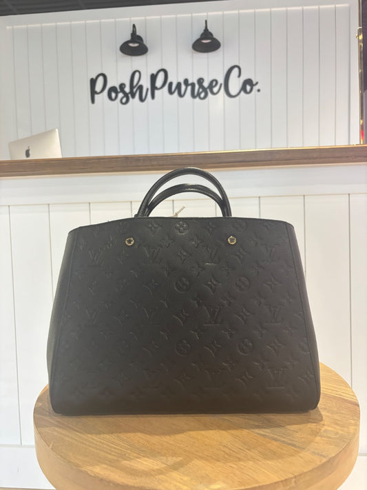 Black Louis Vuitton Louis Vuitton Montaigne
