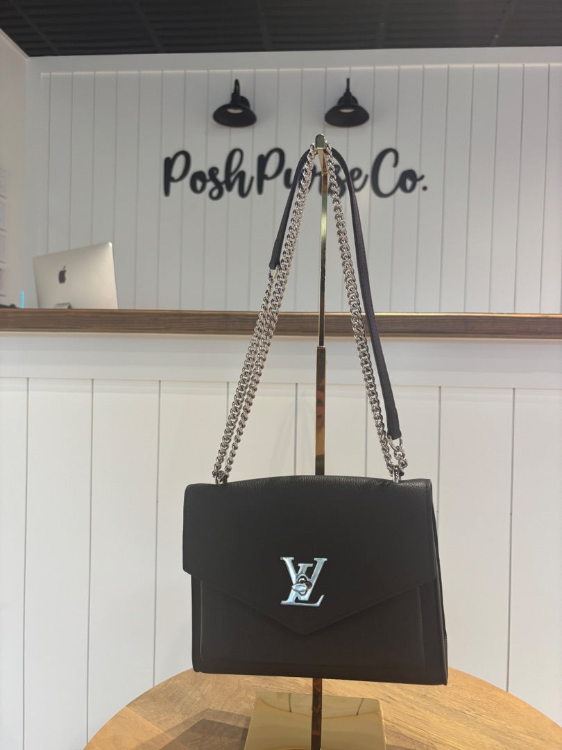 Black Louis Vuitton Louis Vuitton Lock Me