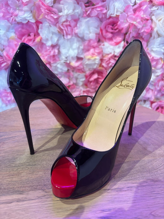 Black/Red Louboutin Louboutin Very Prive, 37.5