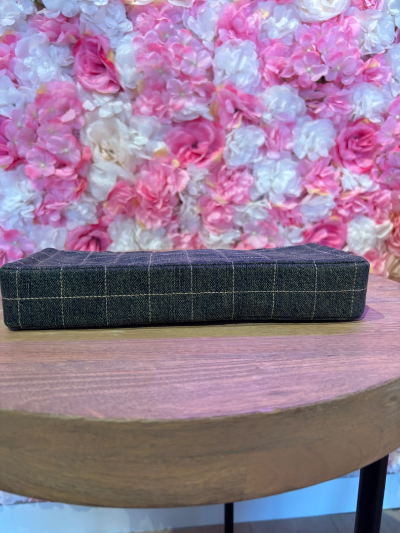 Vintage Blue Chanel Denim East West