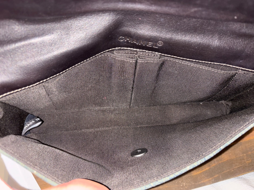 Vintage Blue Chanel Denim East West