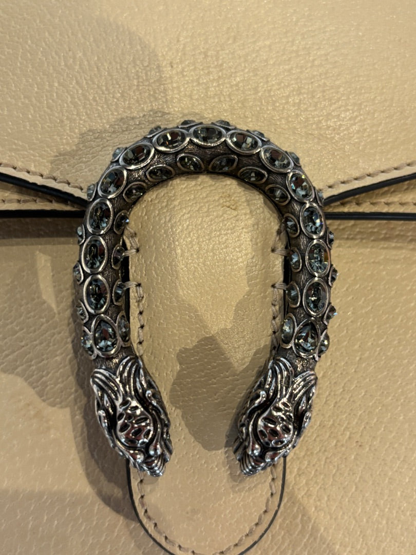 Creme Gucci Dionysus Leather