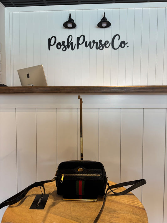 Gucci Suede Camera Bag