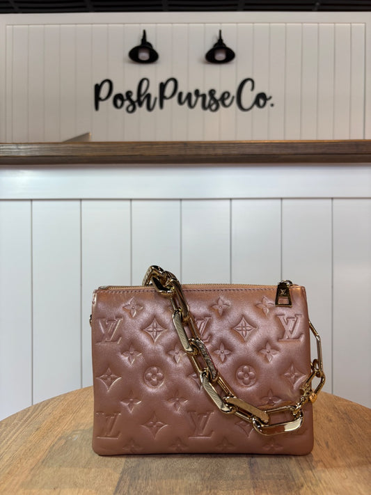 Louis Vuitton PRISTINE Rose Coussin BB