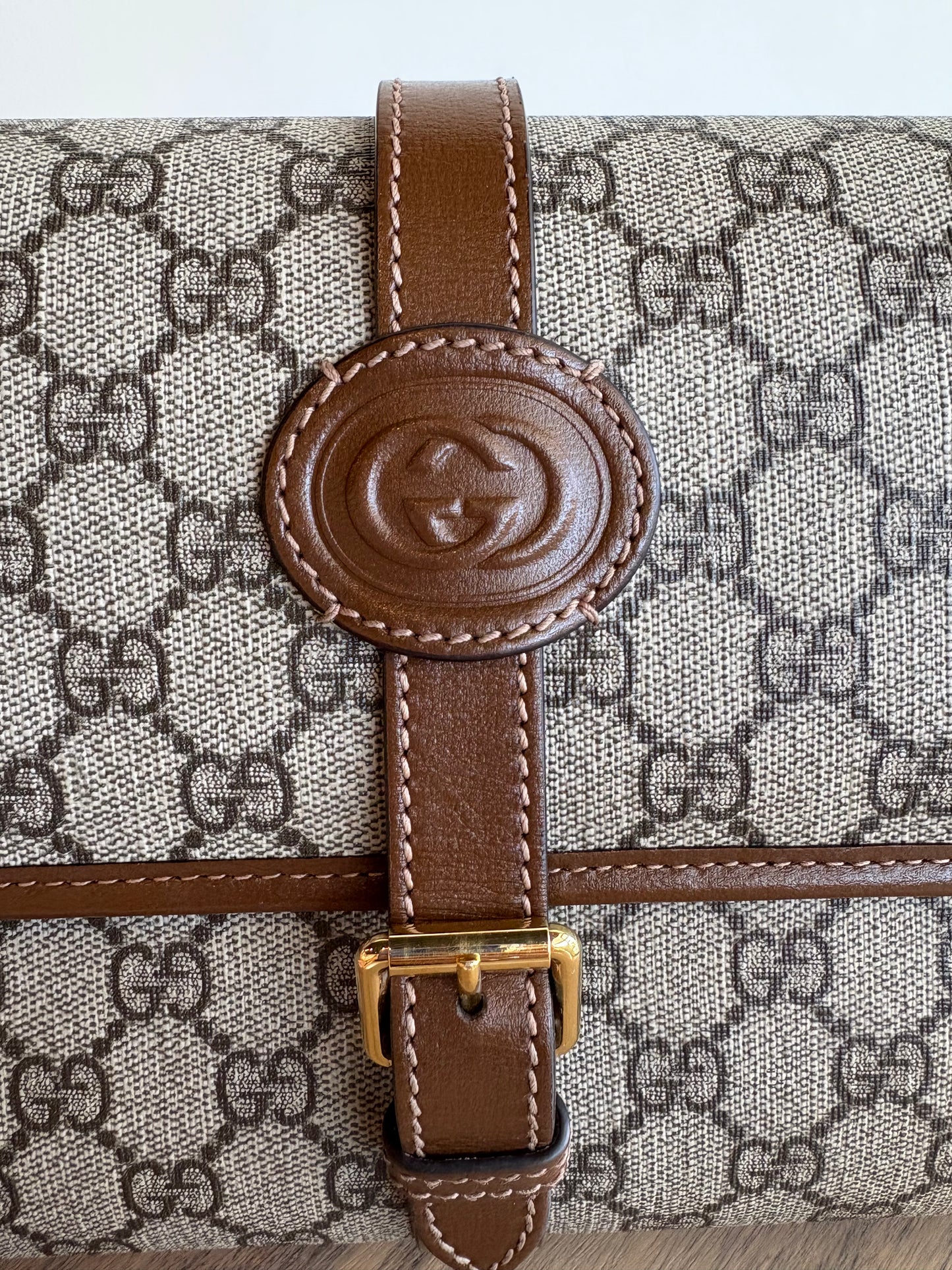 Monogram Gucci Interlocking Crossbody