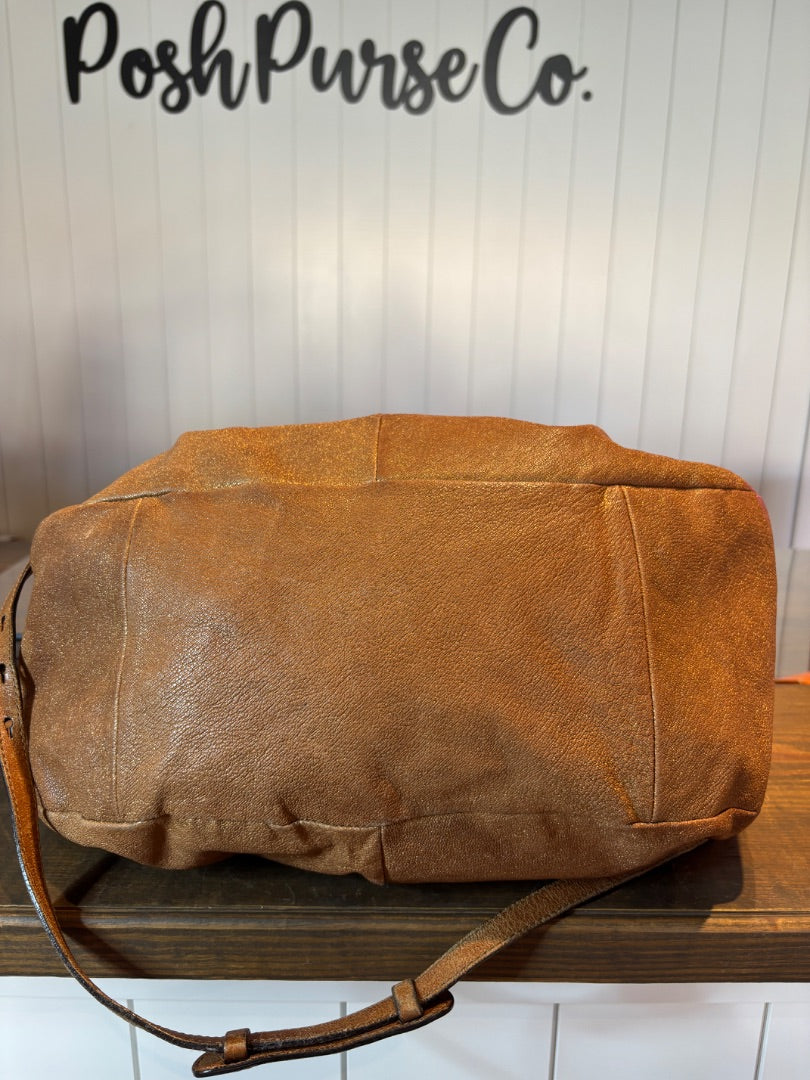 Gold Chloe Satchel Bag