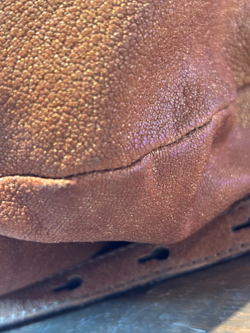 Gold Chloe Satchel Bag