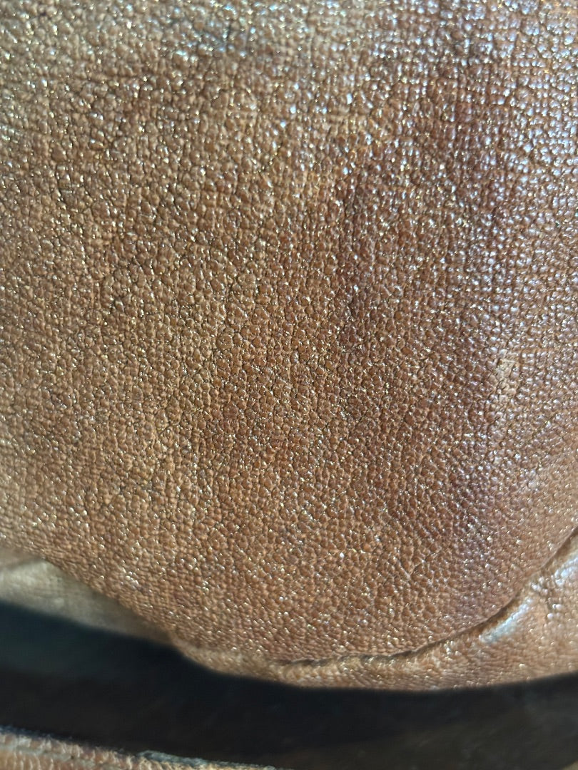 Gold Chloe Satchel Bag