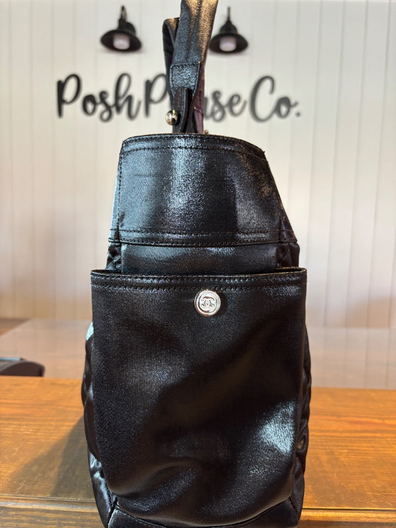 Chanel Black Tote Paris Blarritz