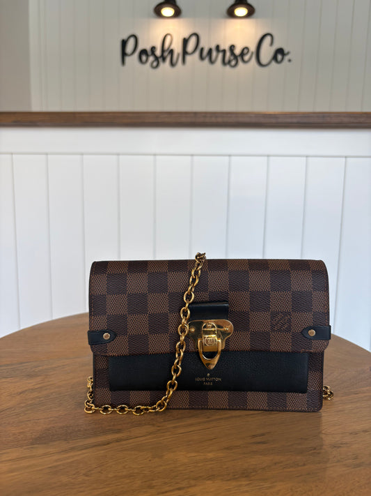 Louis Vuitton Ebene Vavin Wallet on Chain
