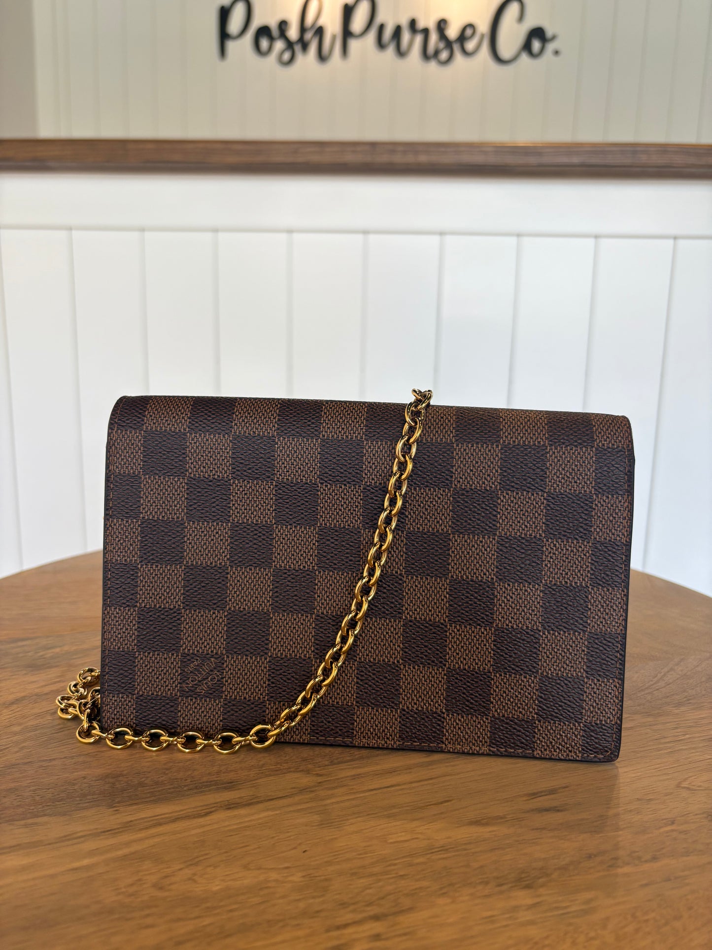 Louis Vuitton Ebene Vavin Wallet on Chain