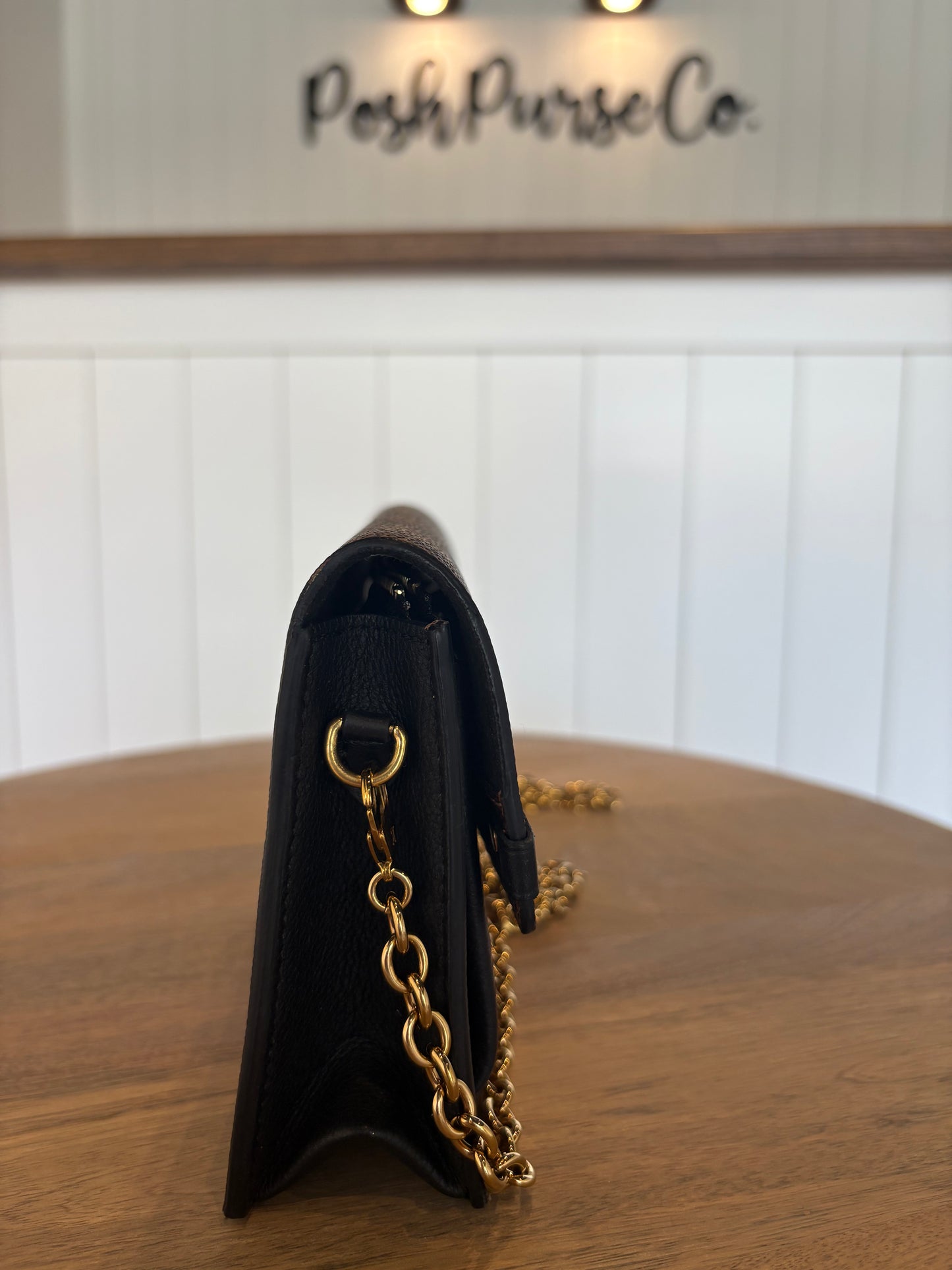 Louis Vuitton Ebene Vavin Wallet on Chain