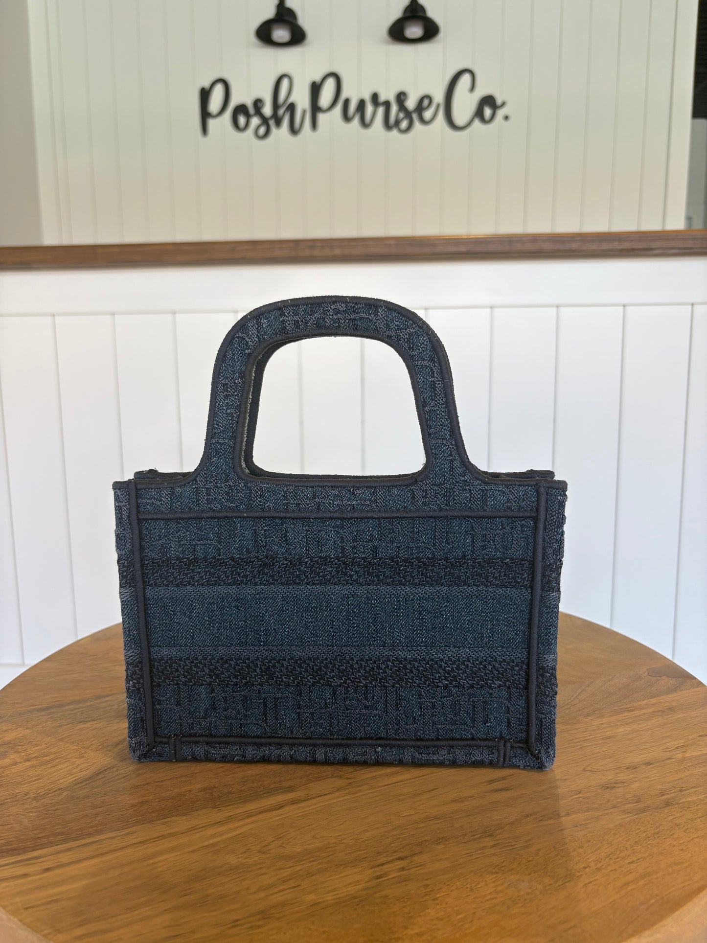 Christian Dior Denim Mini Book Tote