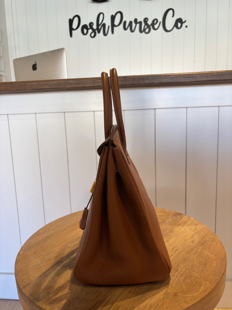 Hermes Birkin 35 Togo Gold