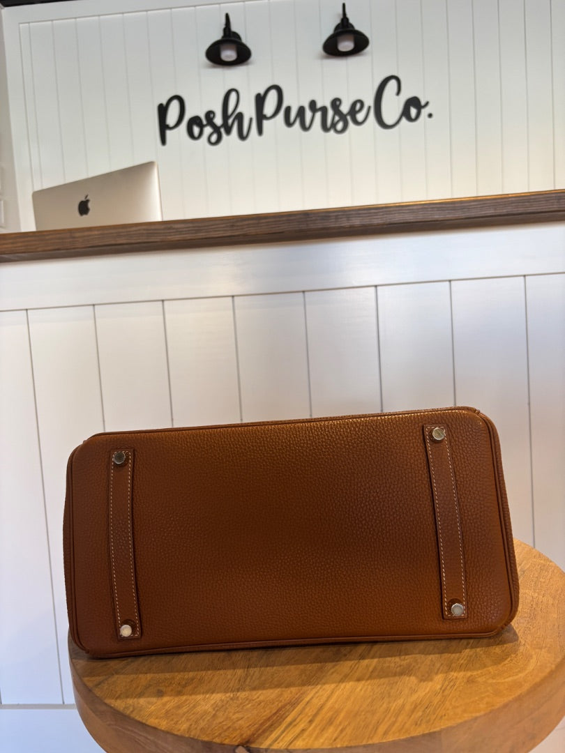 Hermes Birkin 35 Togo Gold