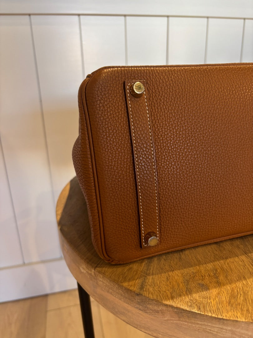 Hermes Birkin 35 Togo Gold