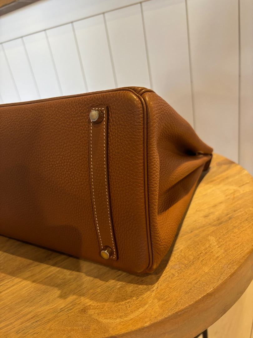 Hermes Birkin 35 Togo Gold