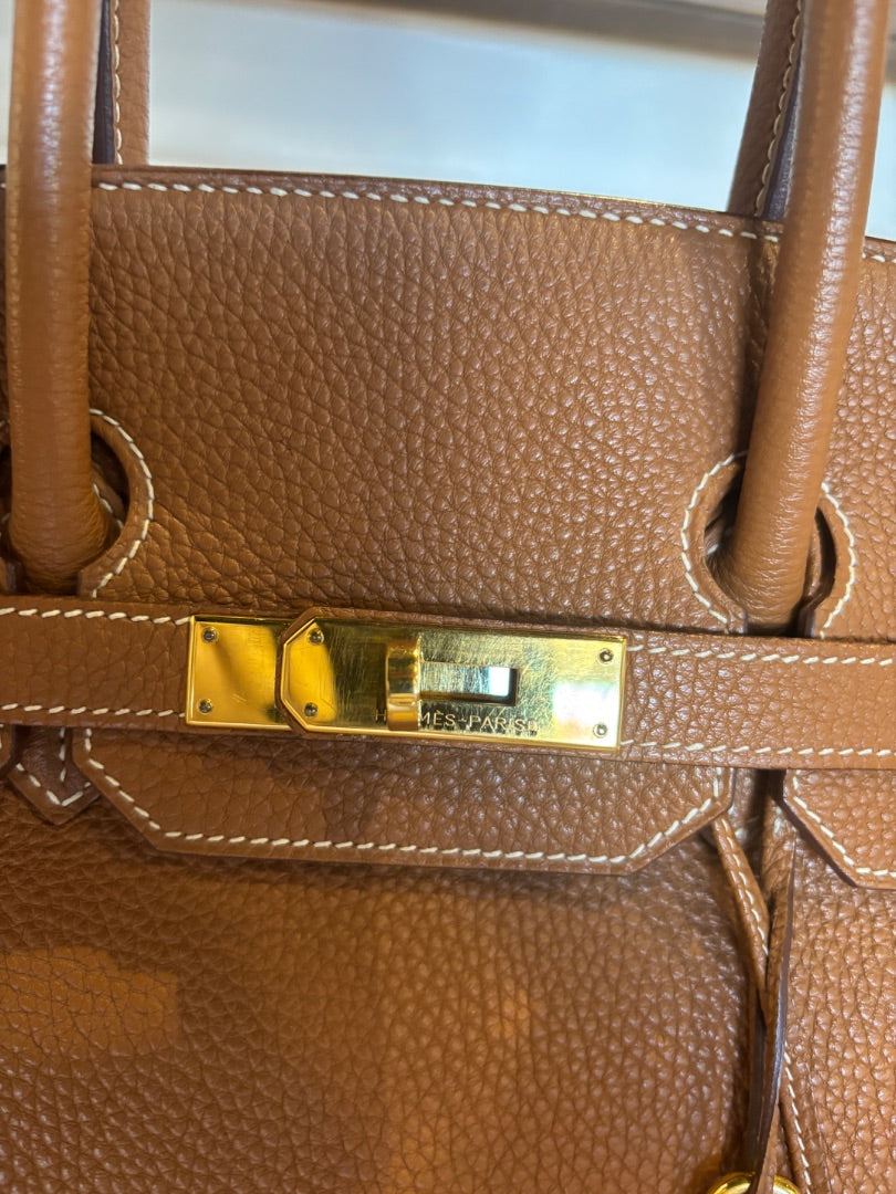 Hermes Birkin 35 Togo Gold