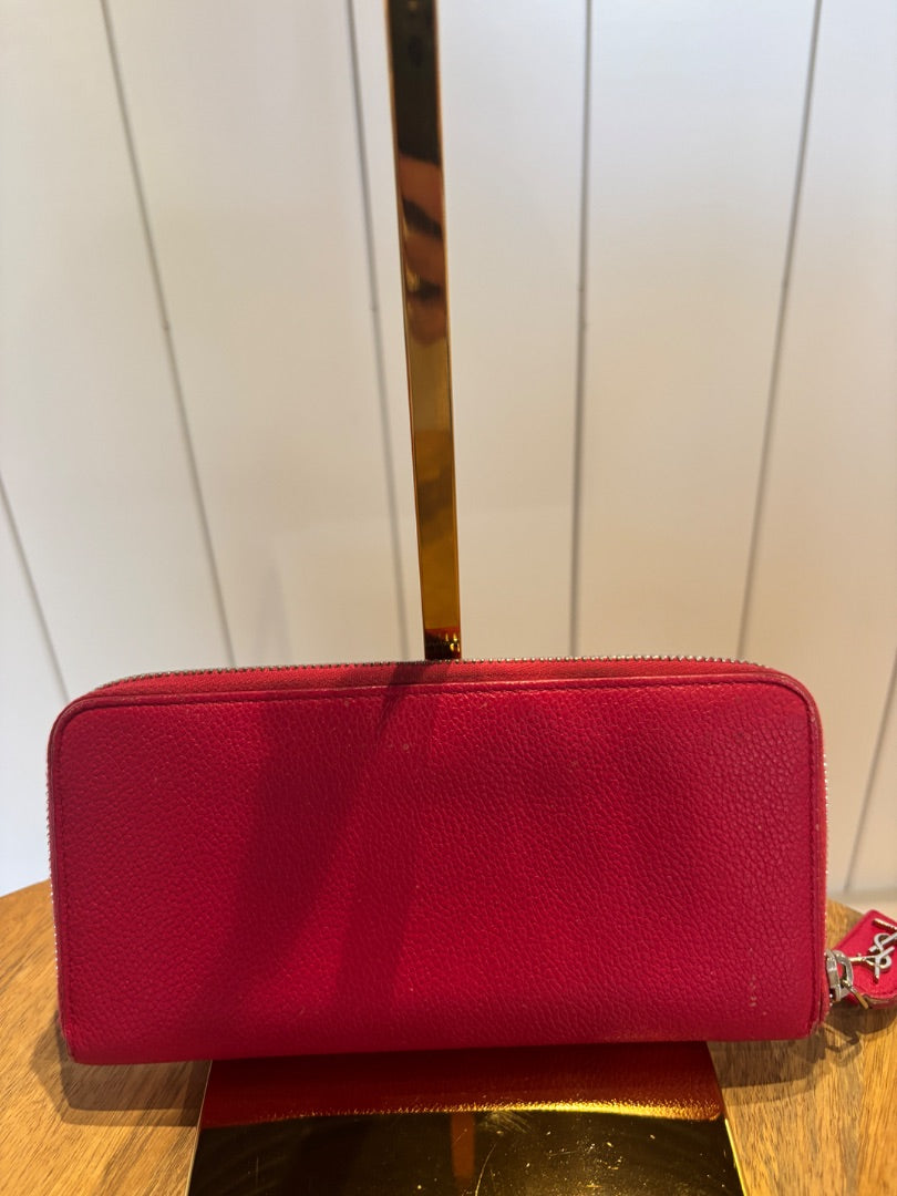 Pink Saint Laurent Wallet