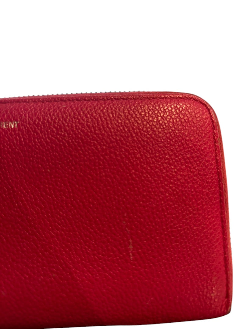 Pink Saint Laurent Wallet