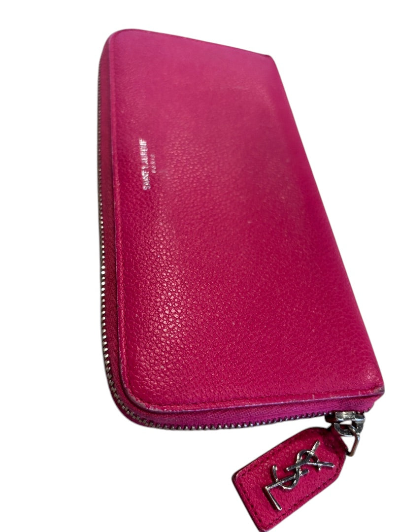 Pink Saint Laurent Wallet